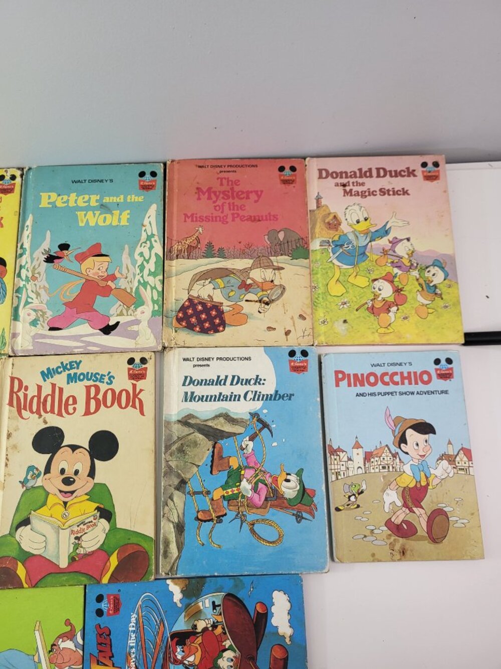 Lot of 12 Vintage Walt Disney's Wonderful World of Reading Children's Books - Picture 5 of 11